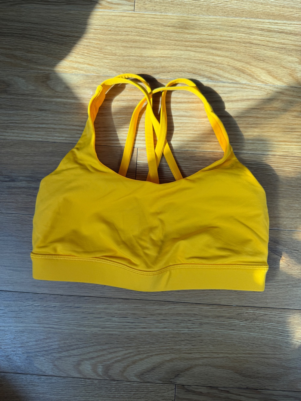 lululemon athletica Bright ORANGE Yellow Active Bra